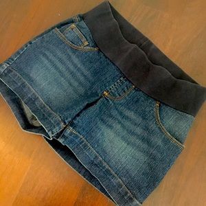 Motherhood maternity jean shorts